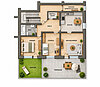 Grundriss Wohnung