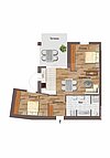 Grundriss Wohnung Nr. 7