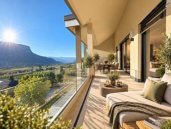 Terrasse Westen - terrazza ovest