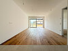 living room with kitchen
