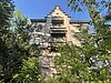 Ansicht Südfassade historische Villa vom Park aus  vor Sanierung - vista facciata sud dal parco della villa storica prima della ristrutturazione in corso