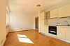kitchen with living room