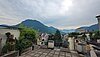 Herrliche Aussicht von der Dachterrasse