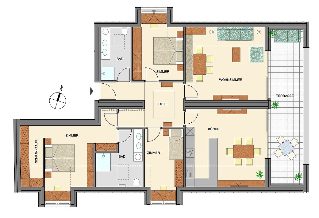 Plan Wohnung Nr. 13