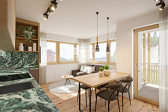 1 AUR157 Rendering Living web