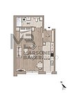 Verkaufsgrundriss Wohnung im 1. Stock - planimetria di vendita appartamento al 1. piano (nicht im Maßstab - non in scala)