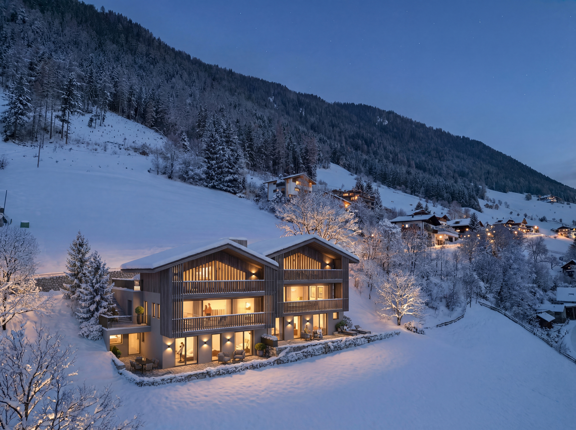 Alpenchalet - Südtirol - Rendering