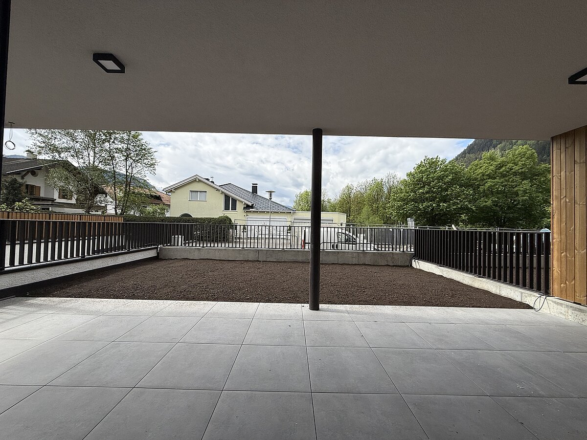 Terrasse und Garten