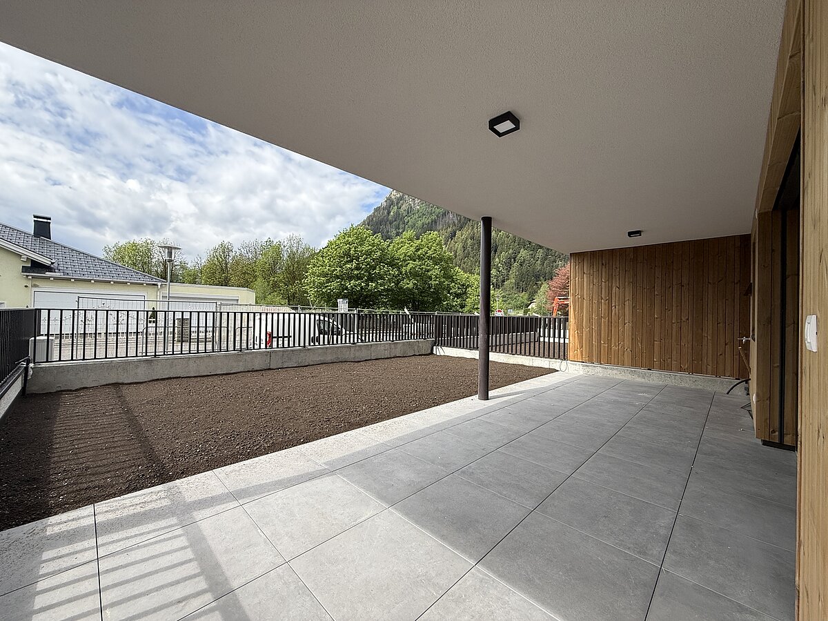 Terrasse und Garten