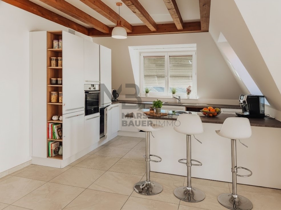 Wohnküche mit virtueller Dekoration - cucina abitabile con decorazione virtuale