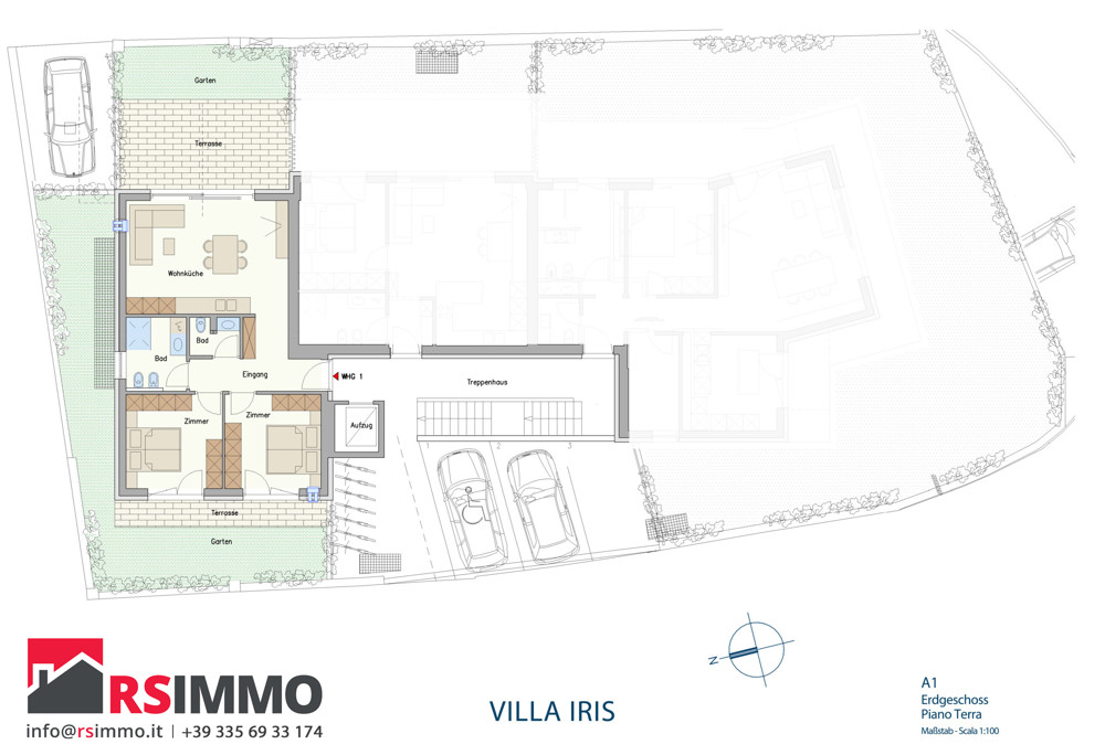 Plan Wohnung - piantina app.