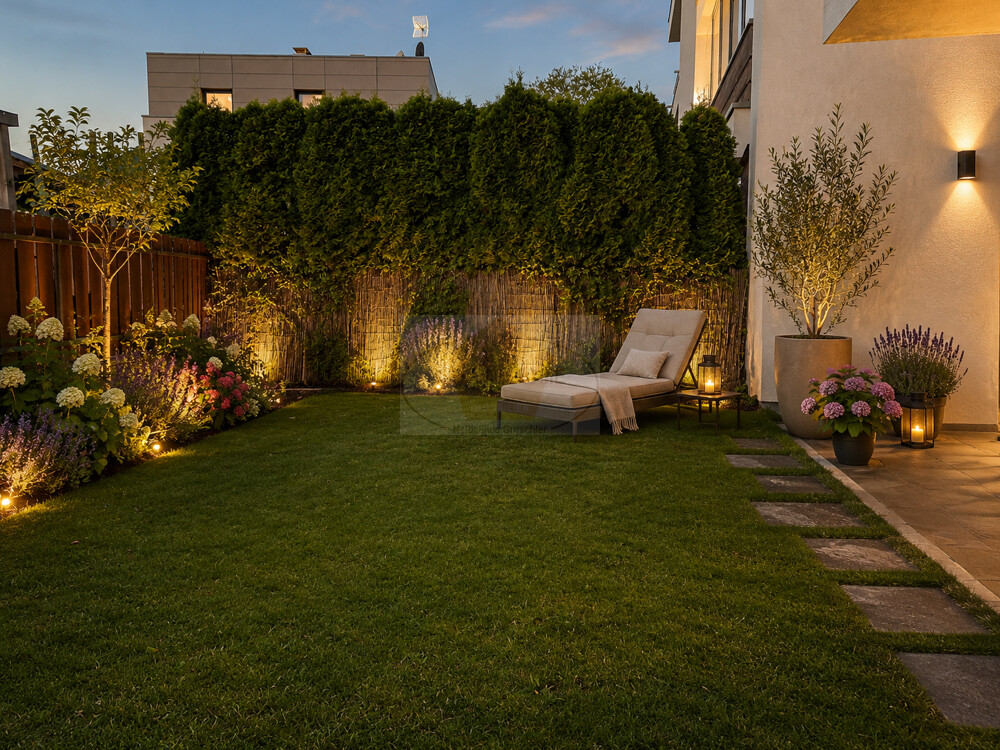 Garten mit Vorschlag Gestaltung
