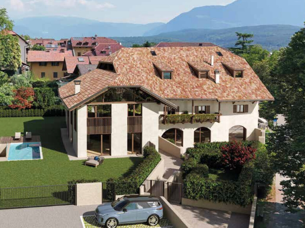 W04: Ampio appartamento cinque locali con loggia e vista lago, secondo piano - Foto 1