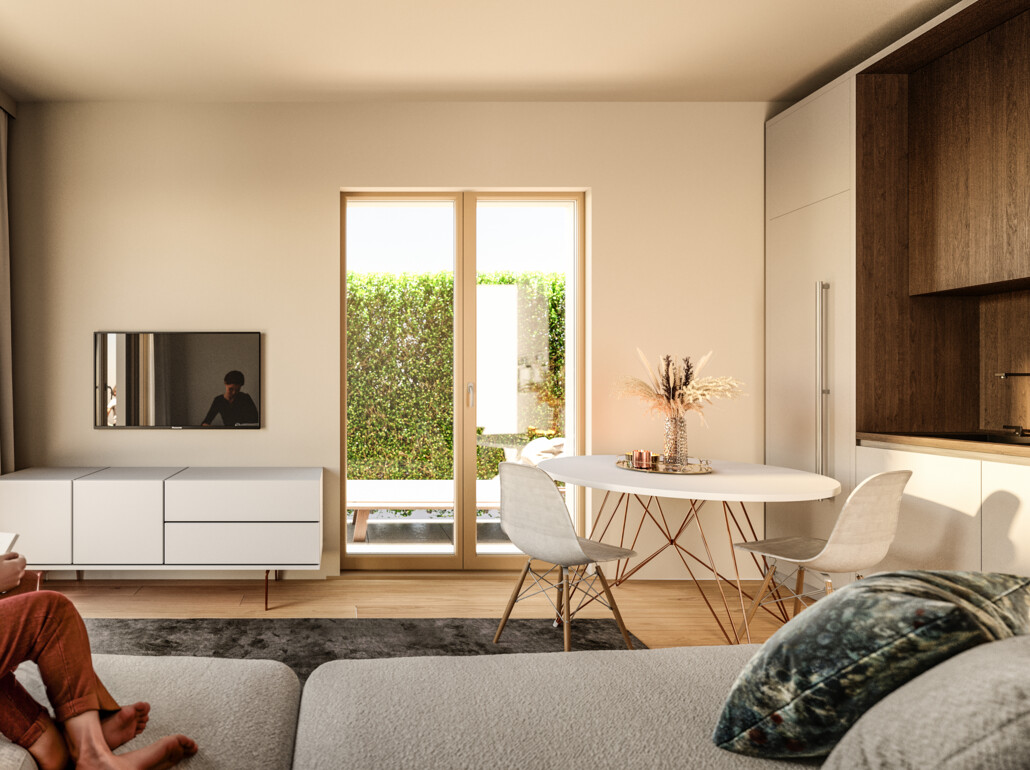 W2: Nuovo trilocale con terrazza e ampio giardino privato - Foto 2