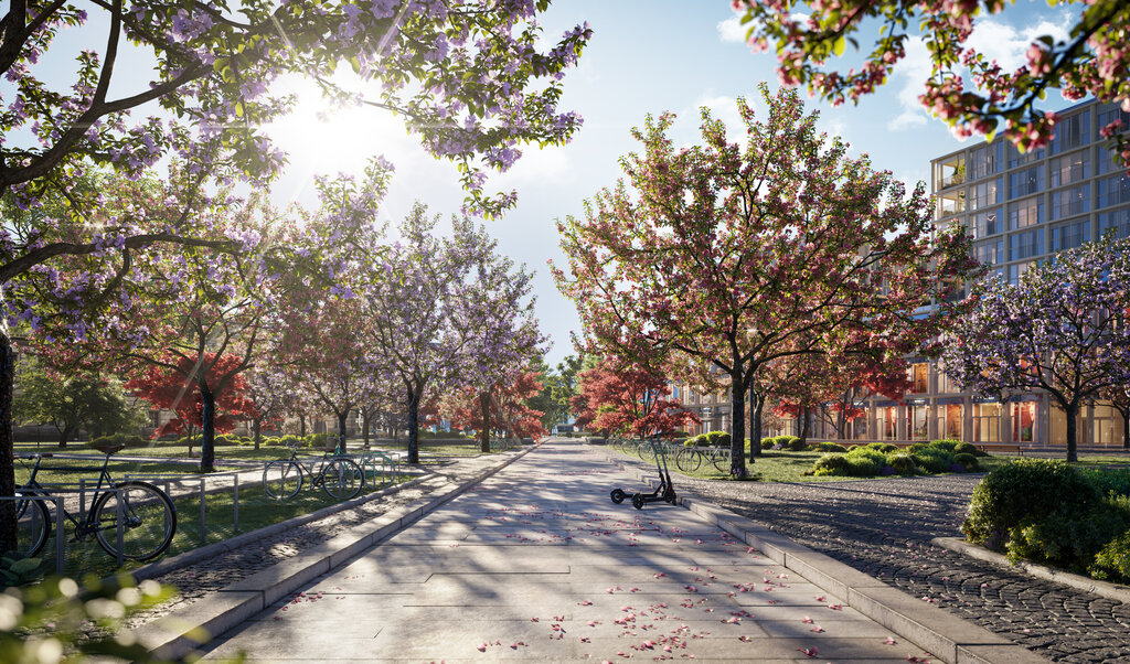 C302 - Nuovo, ampio appartamento con giardino privato e vista parco - Foto 1