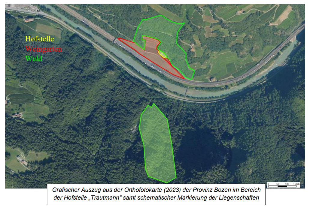 Grafischer Auszug Hof